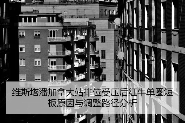 维斯塔潘加拿大站排位受压后红牛单圈短板原因与调整路径分析
